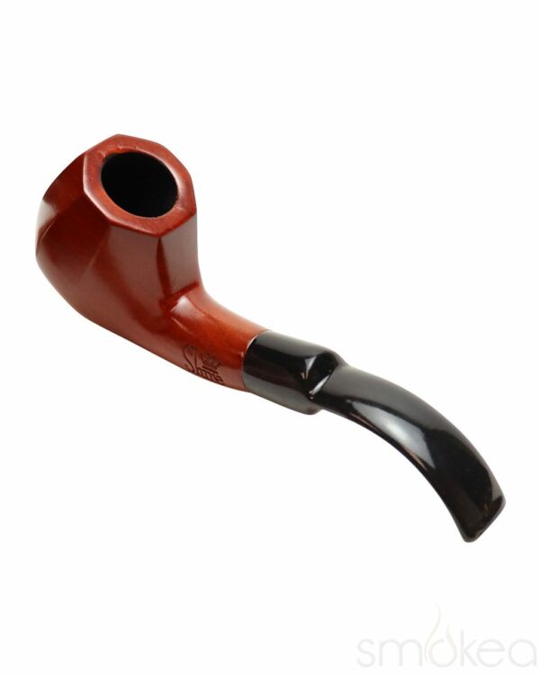 Shop Shire Pipes Bent Octagon Brandy Cherry Wood Pipe in australian