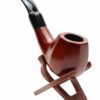 Shop Shire Pipes Bent Octagon Brandy Cherry Wood Pipe in australian