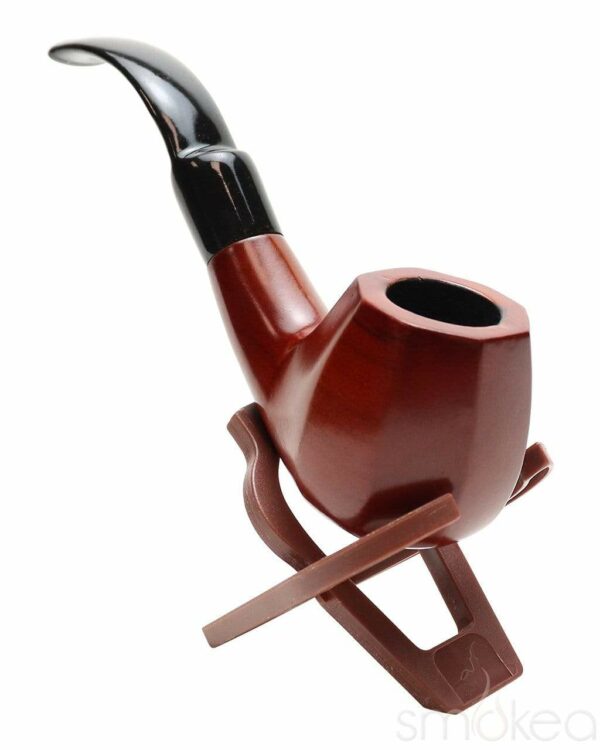 Shop Shire Pipes Bent Octagon Brandy Cherry Wood Pipe in australian