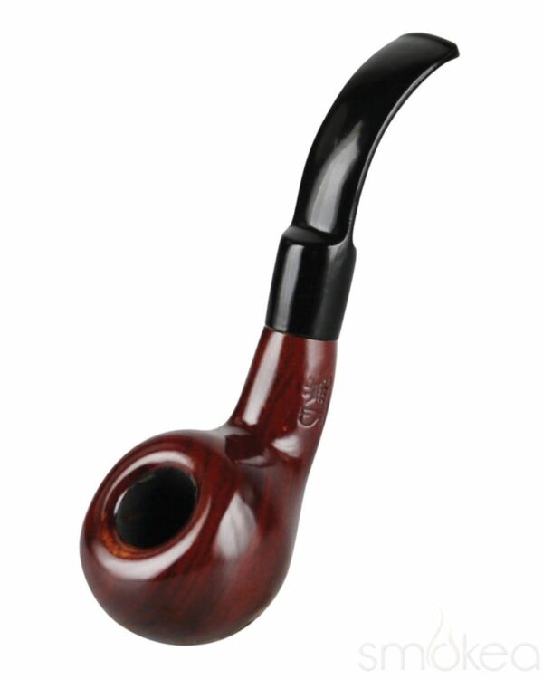 Shop Shire Pipes Bent Tomato Cherry Wood Pipe in australian