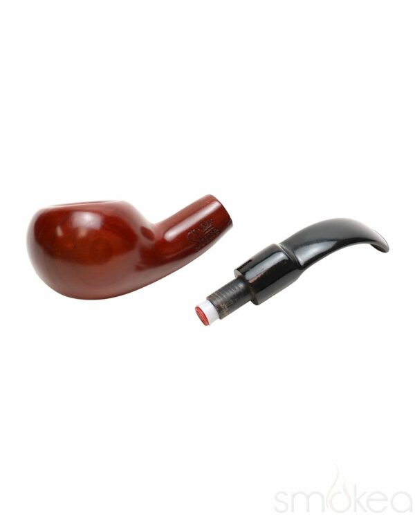 Shop Shire Pipes Bent Tomato Cherry Wood Pipe in australian