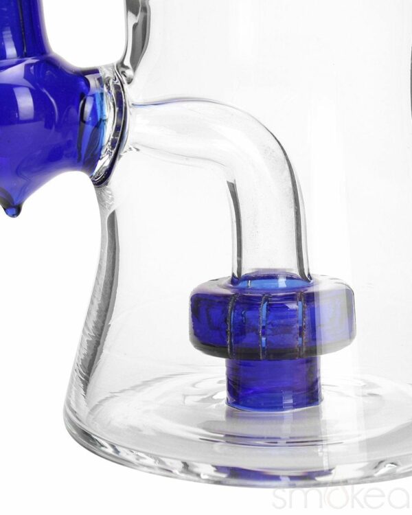 Shop SMOKEA 8" Cut Glass Mini Bong w/ Bent Neck in australian