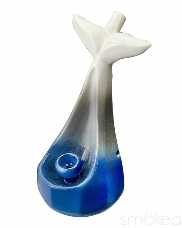 Shop SMOKEA Ceramic Dolphin Tail Pipe in australian