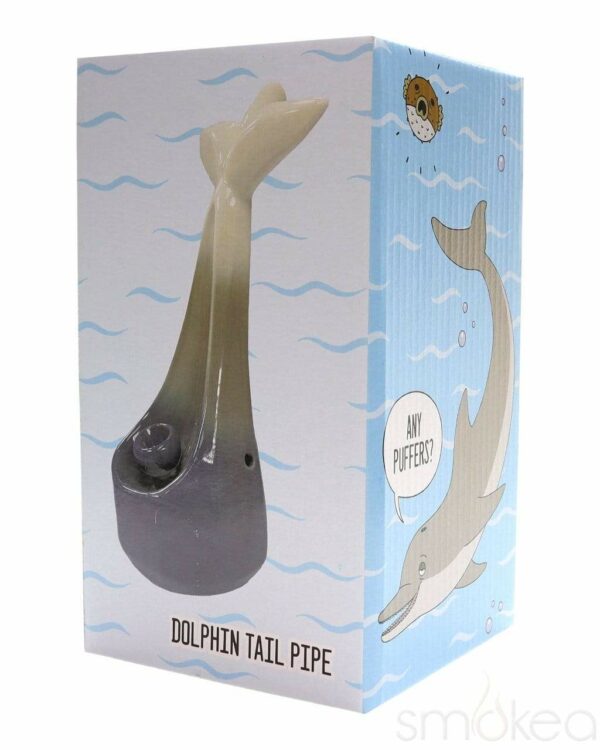 Shop SMOKEA Ceramic Dolphin Tail Pipe in australian