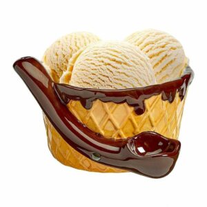 Shop SMOKEA Ceramic Ice Cream Bowl Pipe in australian