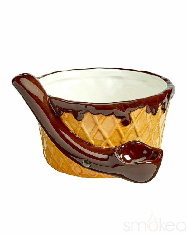 Shop SMOKEA Ceramic Ice Cream Bowl Pipe in australian