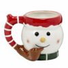 Shop SMOKEA Ceramic Snowman Coffee Mug Pipe in australian