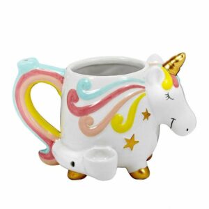 Shop SMOKEA Ceramic Unicorn Coffee Mug Pipe in australian