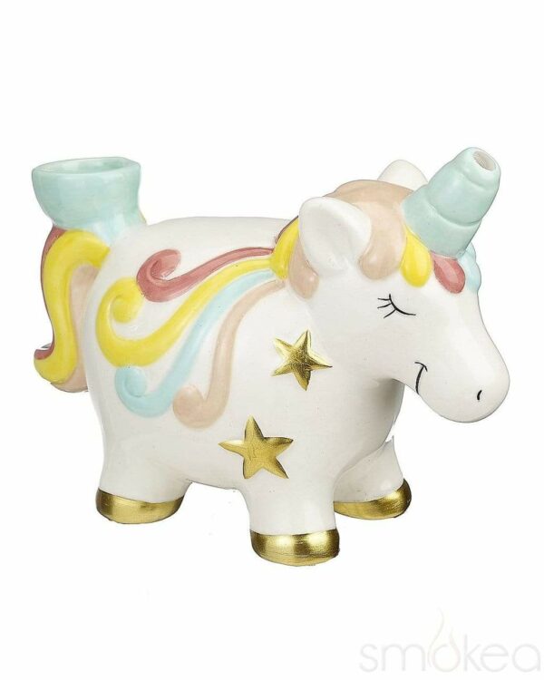 Shop SMOKEA Ceramic Unicorn Pipe in australian