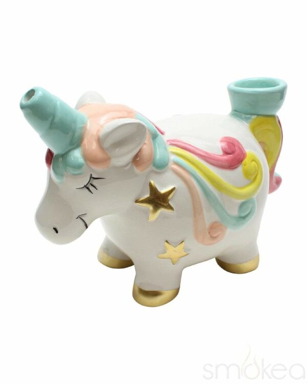 Shop SMOKEA Ceramic Unicorn Pipe in australian