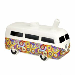 Shop SMOKEA Ceramic Vintage Flower Bus Pipe in australian