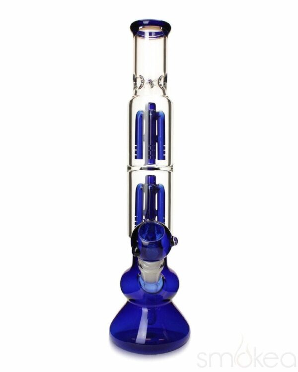 Shop SMOKEA® Double Tree Perc Bong in australian