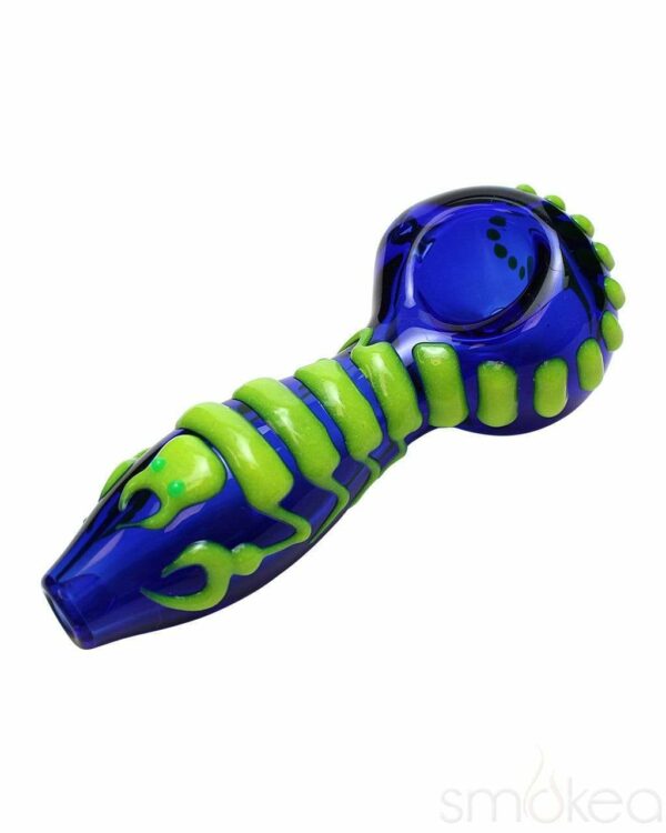 Shop SMOKEA Glow in the Dark Scorpion Spoon Pipe in australian