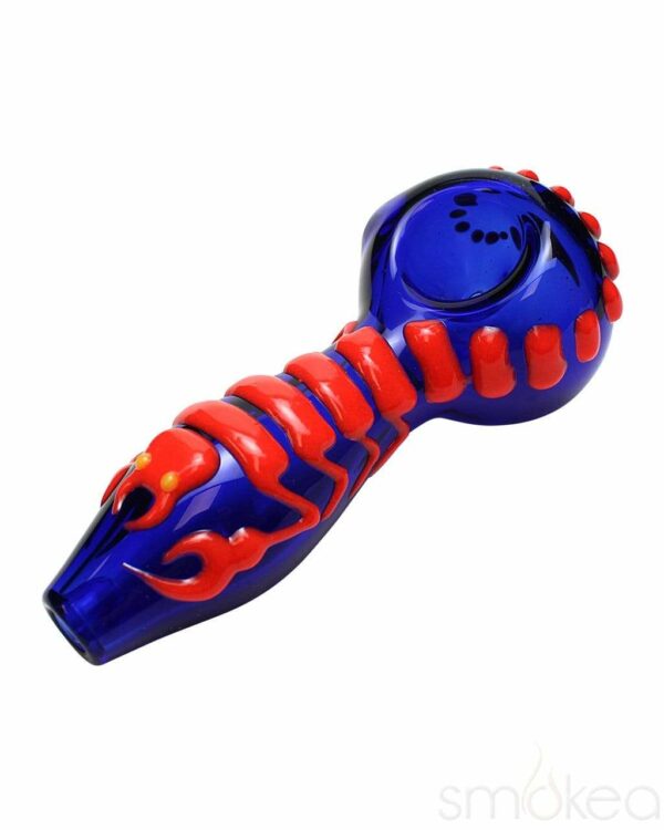 Shop SMOKEA Glow in the Dark Scorpion Spoon Pipe in australian