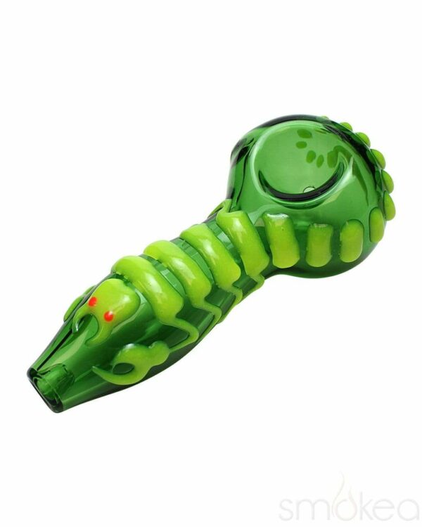 Shop SMOKEA Glow in the Dark Scorpion Spoon Pipe in australian