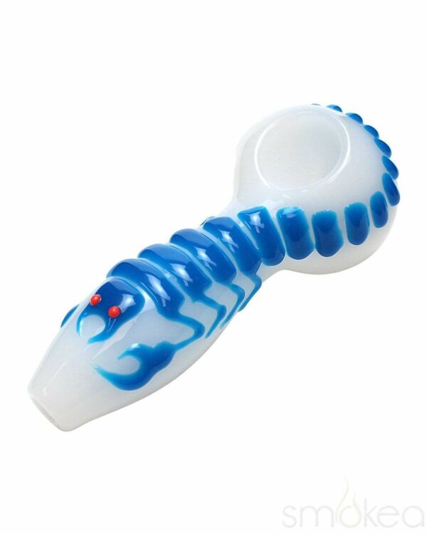 Shop SMOKEA Glow in the Dark Scorpion Spoon Pipe in australian