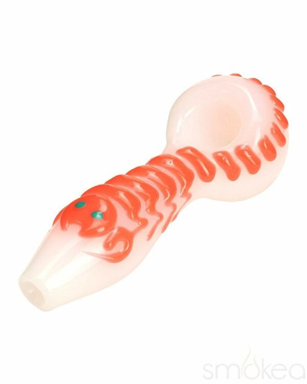 Shop SMOKEA Glow in the Dark Scorpion Spoon Pipe in australian