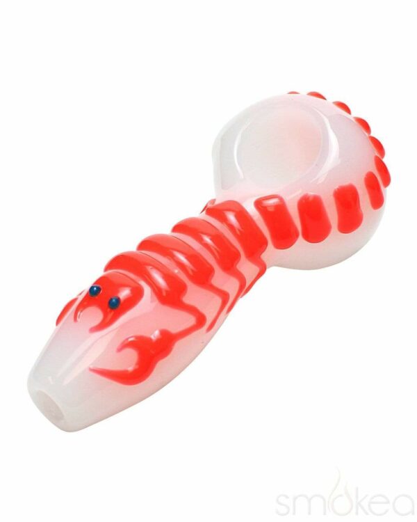 Shop SMOKEA Glow in the Dark Scorpion Spoon Pipe in australian