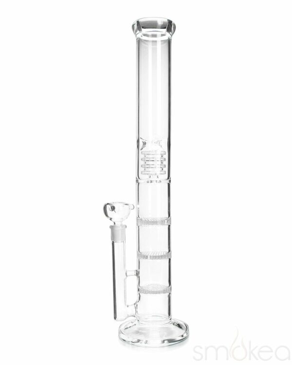 Shop SMOKEA "Ripper" Triple Honeycomb Barrel Perc Bong in australian