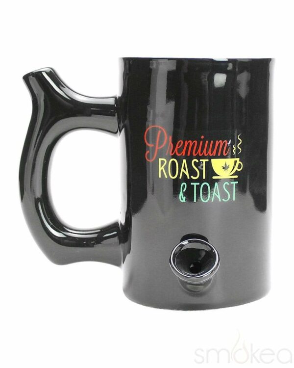 Shop SMOKEA "Roast & Toast" Large Ceramic Coffee Mug Pipe in australian