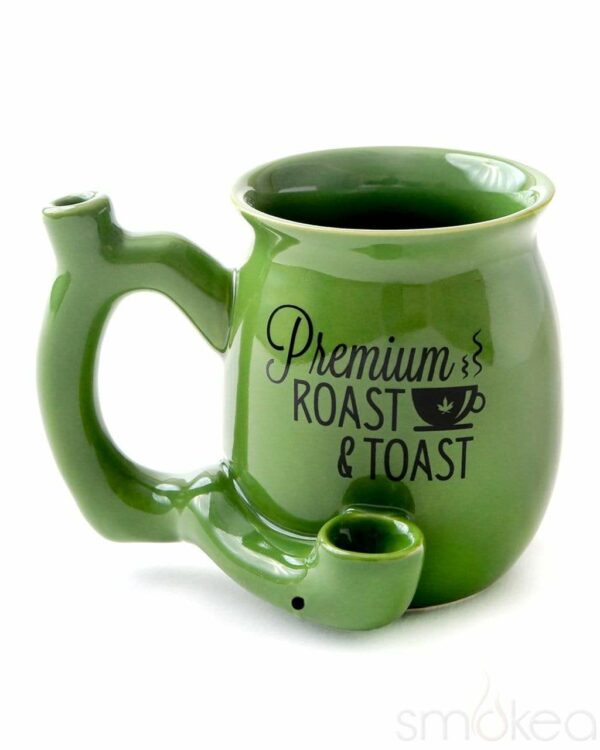 Shop SMOKEA "Roast & Toast" Small Ceramic Coffee Mug Pipe in australian