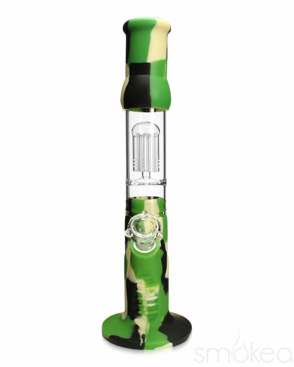 Shop SMOKEA® Silicone Bong w/ Glass Tree Perc in australian