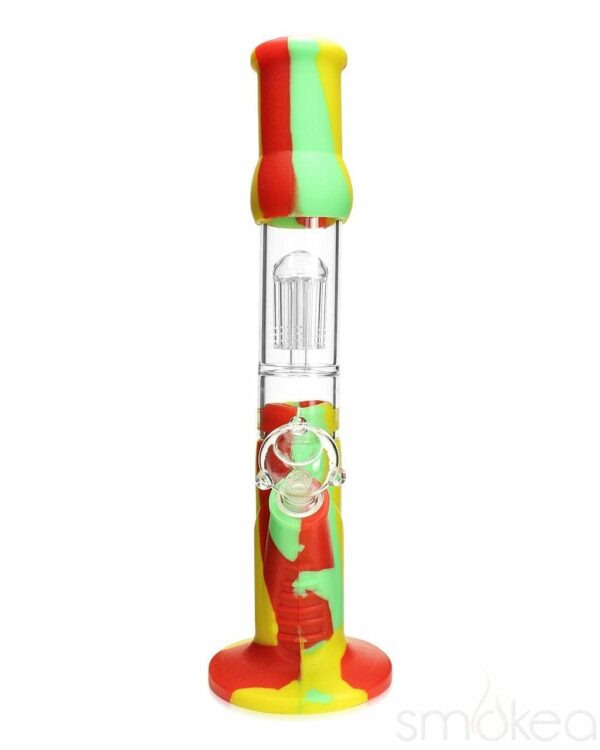 Shop SMOKEA® Silicone Bong w/ Glass Tree Perc in australian