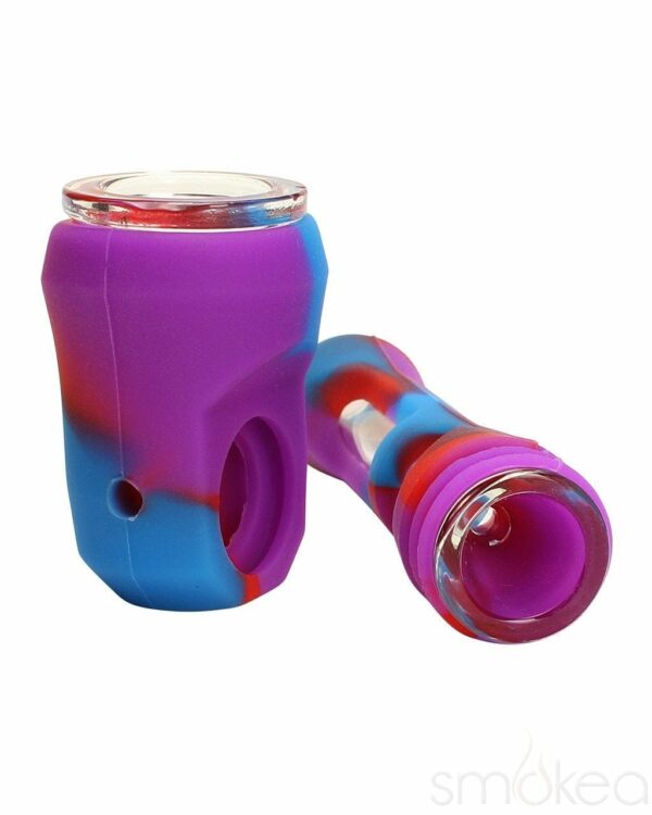 Shop SMOKEA Silicone/Glass 2-in-1 Pipe & Chillum in australian