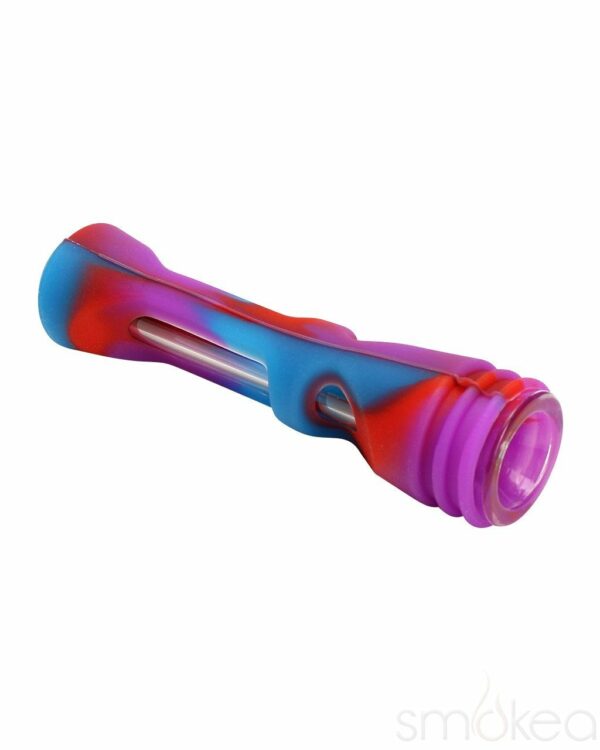 Shop SMOKEA Silicone/Glass 2-in-1 Pipe & Chillum in australian