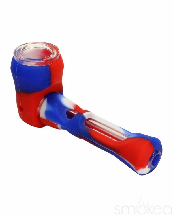 Shop SMOKEA Silicone/Glass 2-in-1 Pipe & Chillum in australian