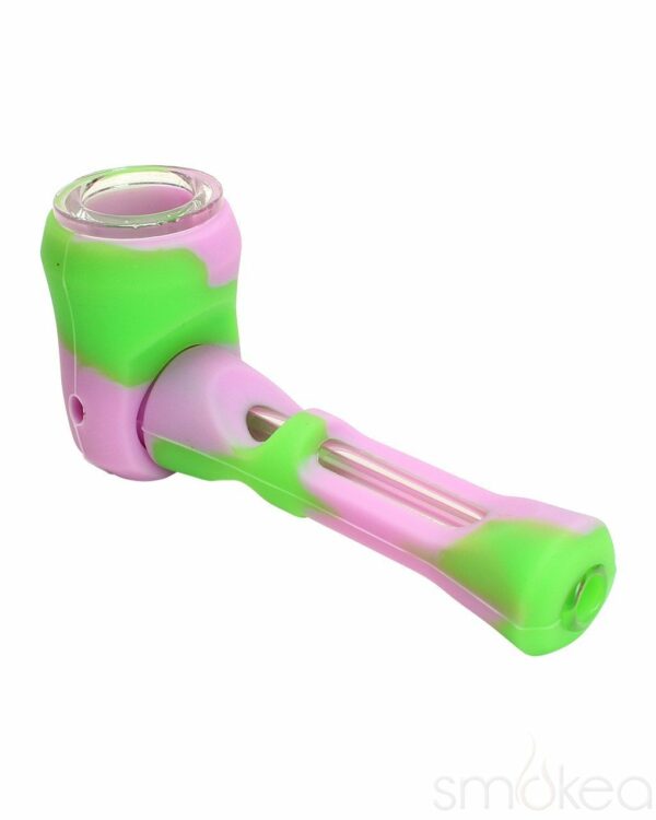 Shop SMOKEA Silicone/Glass 2-in-1 Pipe & Chillum in australian