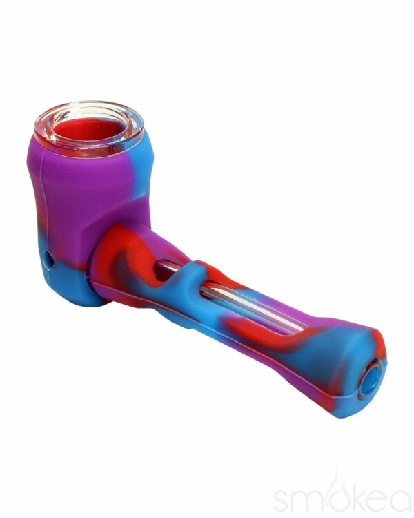 Shop SMOKEA Silicone/Glass 2-in-1 Pipe & Chillum in australian