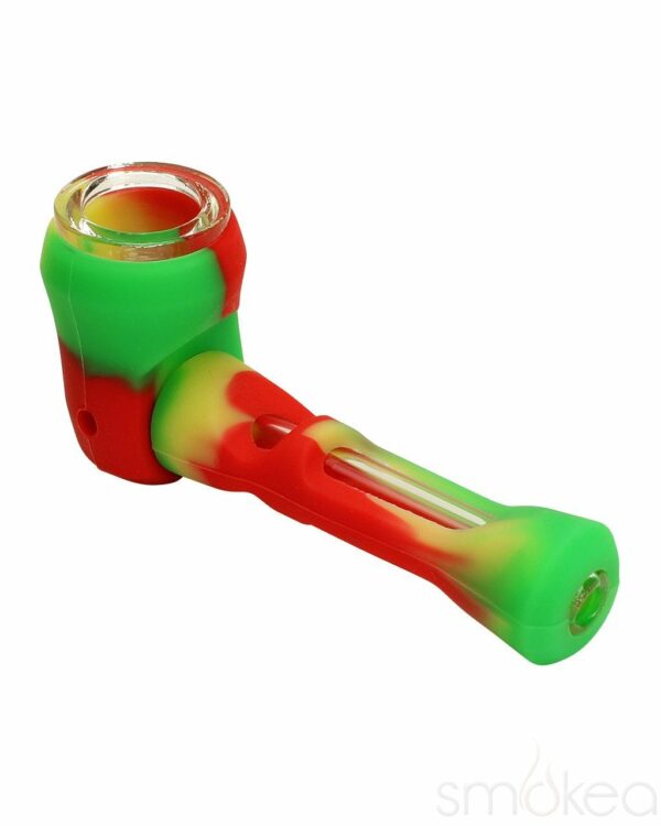 Shop SMOKEA Silicone/Glass 2-in-1 Pipe & Chillum in australian