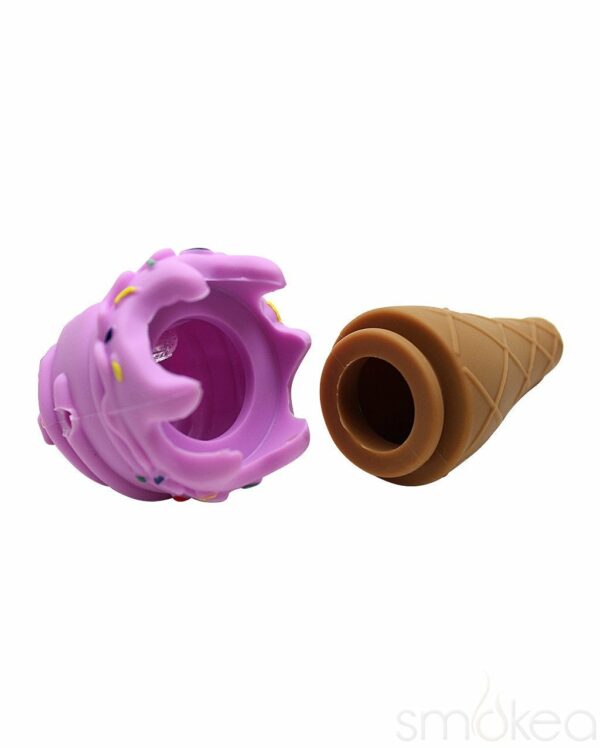 Shop SMOKEA Silicone Ice Cream Cone Pipe in australian