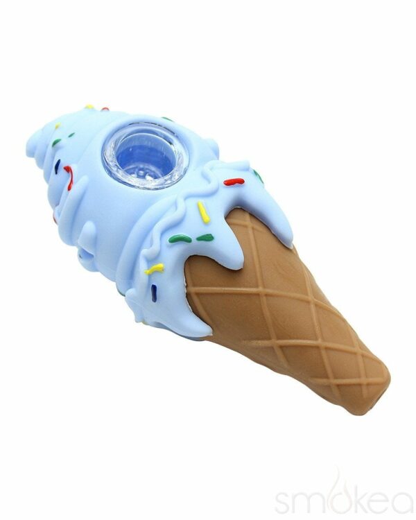 Shop SMOKEA Silicone Ice Cream Cone Pipe in australian