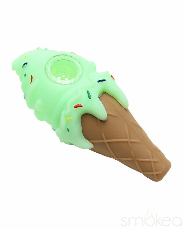 Shop SMOKEA Silicone Ice Cream Cone Pipe in australian