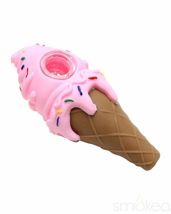 Shop SMOKEA Silicone Ice Cream Cone Pipe in australian