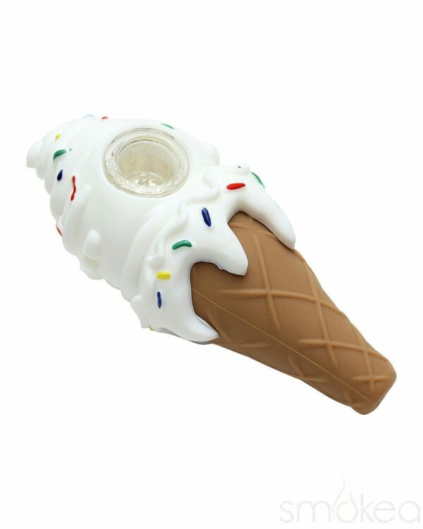 Shop SMOKEA Silicone Ice Cream Cone Pipe in australian