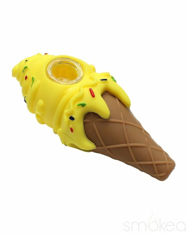 Shop SMOKEA Silicone Ice Cream Cone Pipe in australian