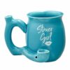 Shop SMOKEA "Stoner Girl" Ceramic Coffee Mug Pipe in australian